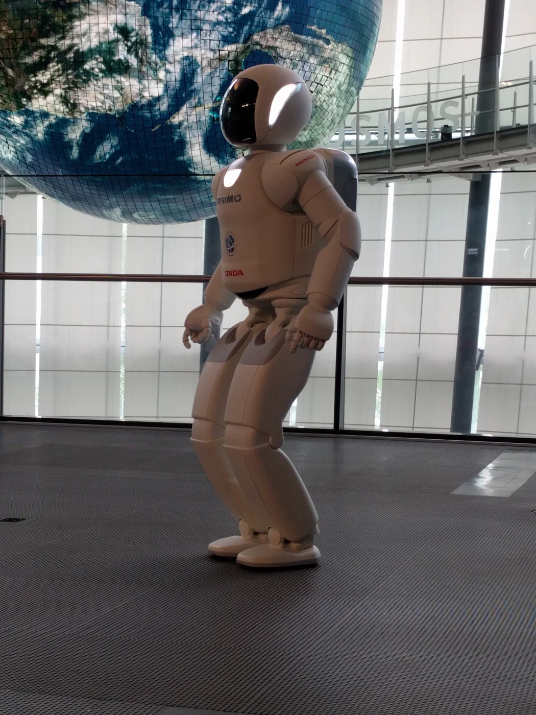 Honda ASIMO humanoid robot at Miraikan in Tokyo, Japan
